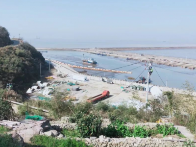 浙江金七門核電廠混凝土攪拌站及砂石廠臨時供電工程一階段順利送電！